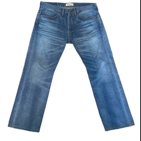 Bape Bapesta Embossed Spellout Baggy Jeans - Picture 2 of 4